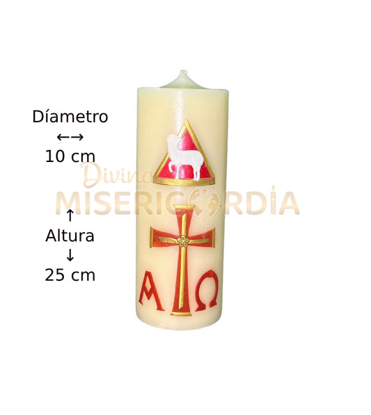 Cirio Pascual Basico (10x25) IV Rojo