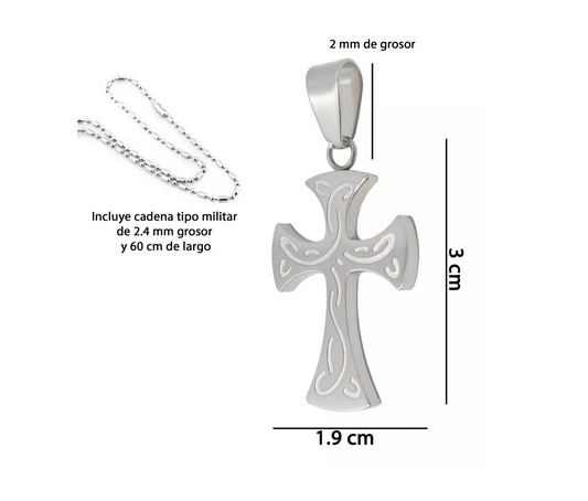 Dije Cruz Grabada Trinidad