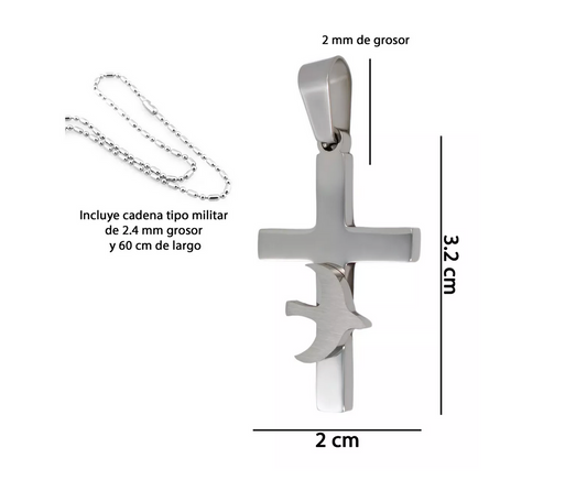 Dije Cruz Espiritu Santo