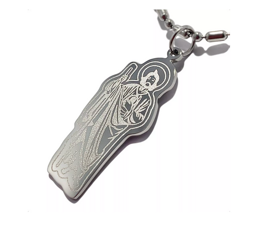 Dije San Judas Tadeo en Acero Inoxidable