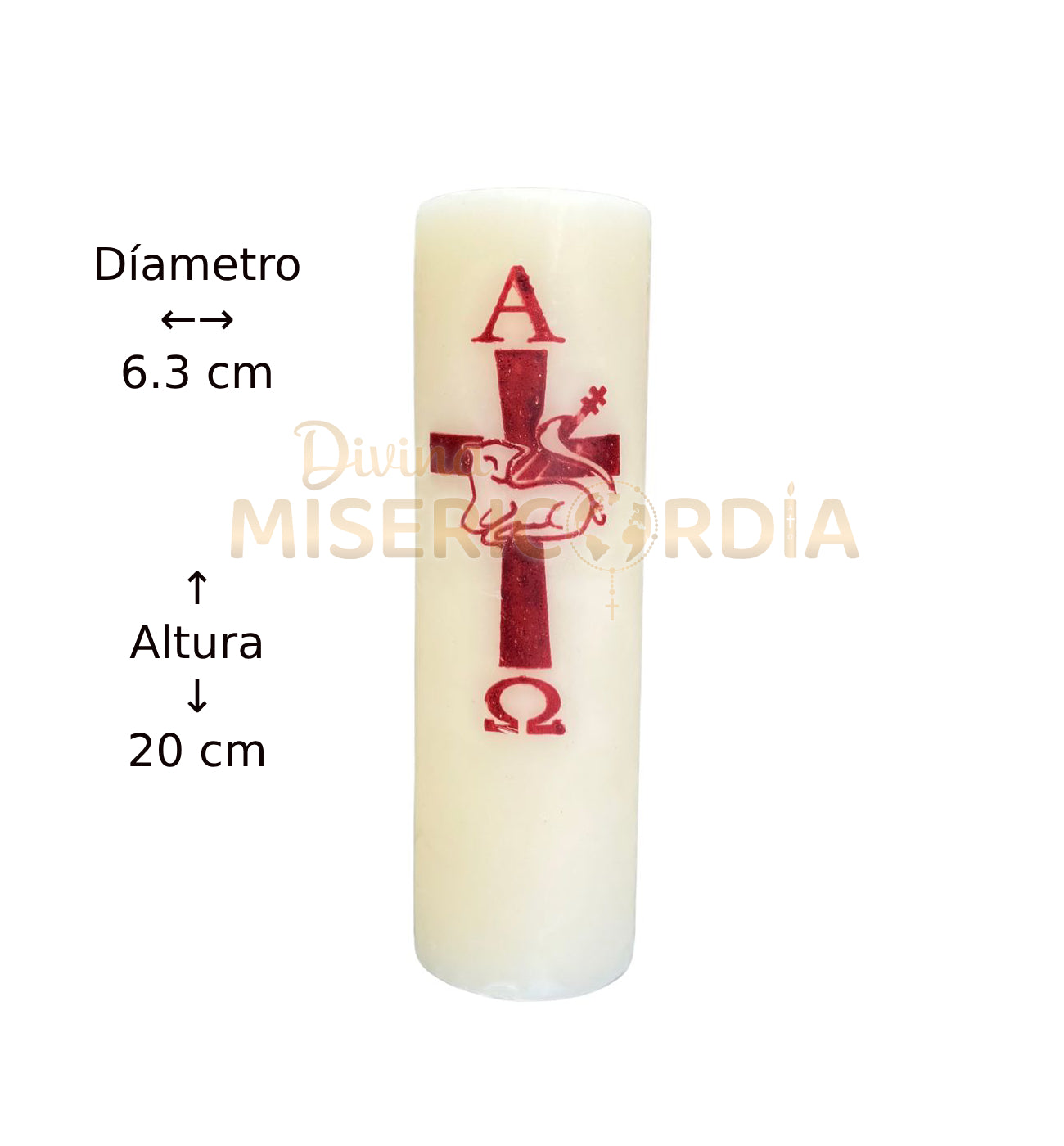 Cirio Pascual Decorado Impreso (6.3x20) VT