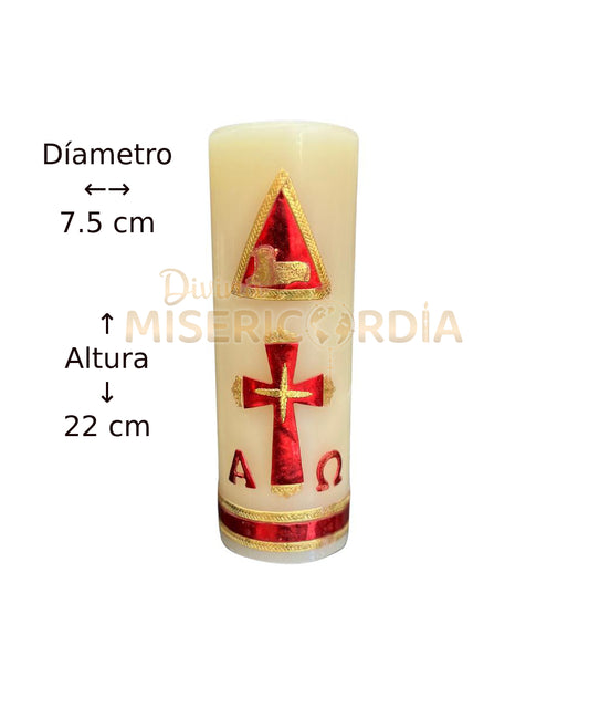Cirio Pascual Decorado 7.5x22 DM