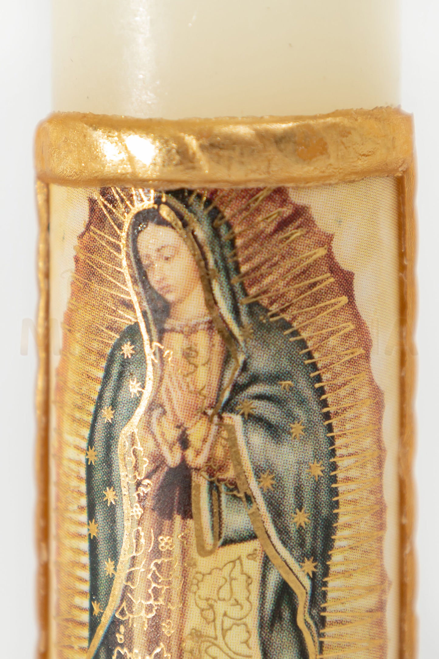 Set de 12 Mini Cirios Virgen de Guadalupe IV