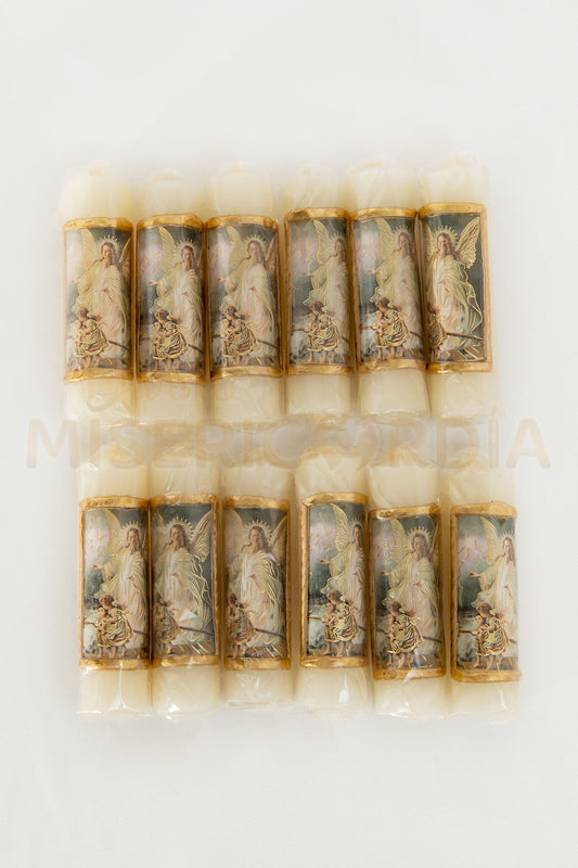 Set de 12 Mini Cirios Angel de la Guarda IV