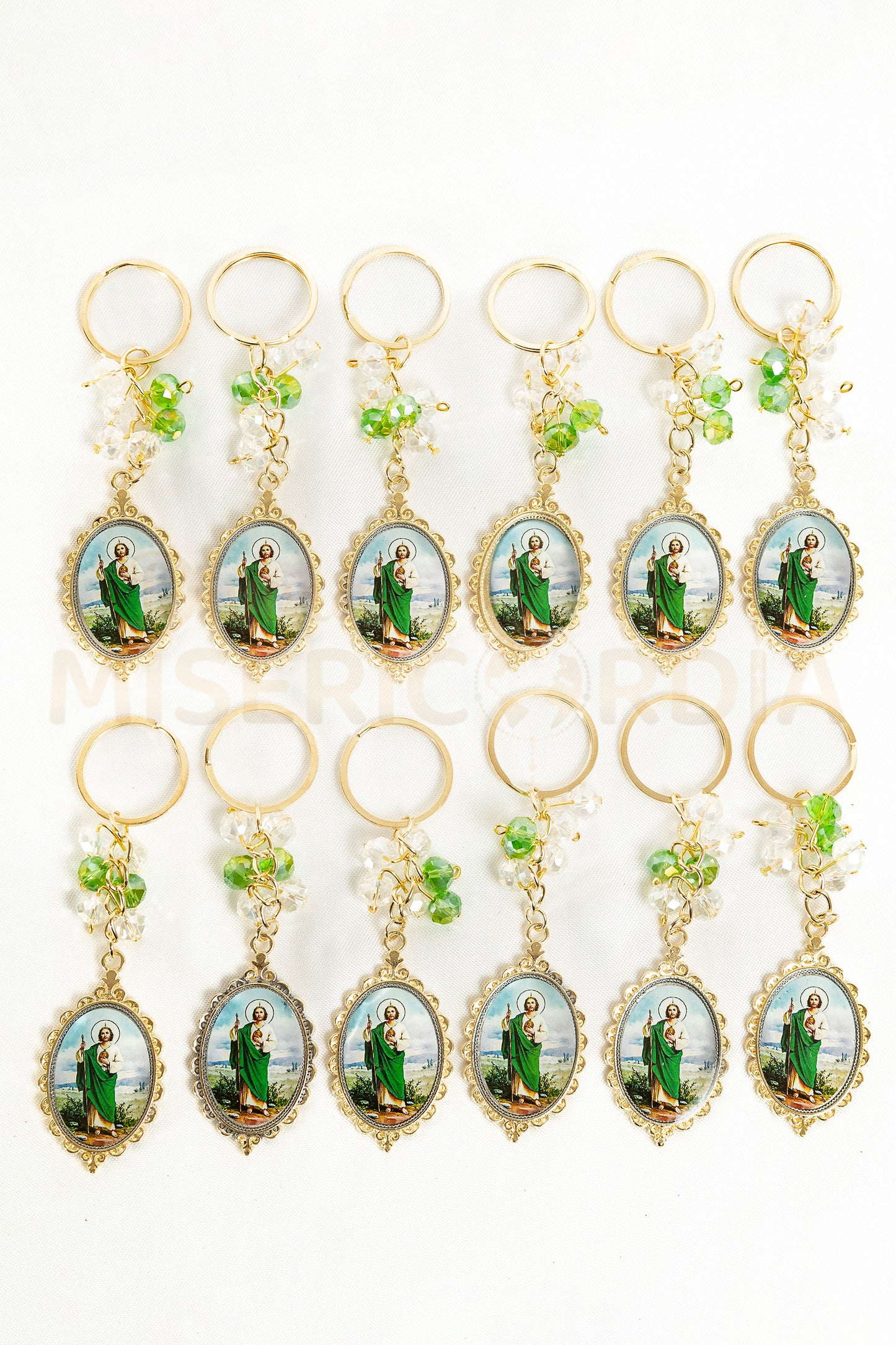 Docena Llaveros Encapsulados con Cristal SY