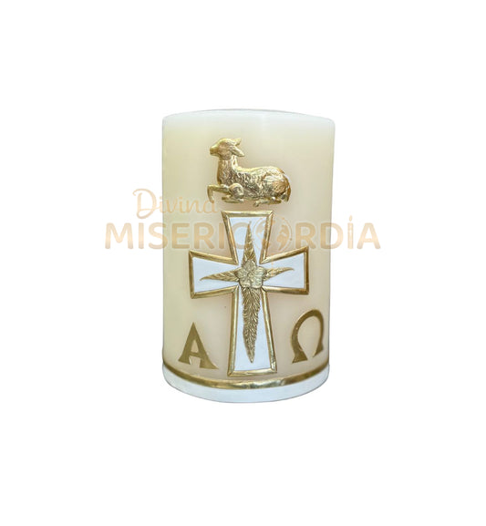 Cirio Pascual Decorado Dorado (10x15) VT