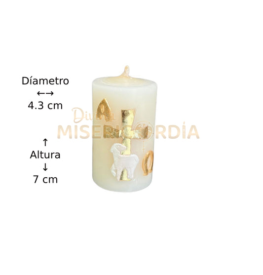 Cirio Pascual Pequeño Dorado  – Set de 12 Piezas SM