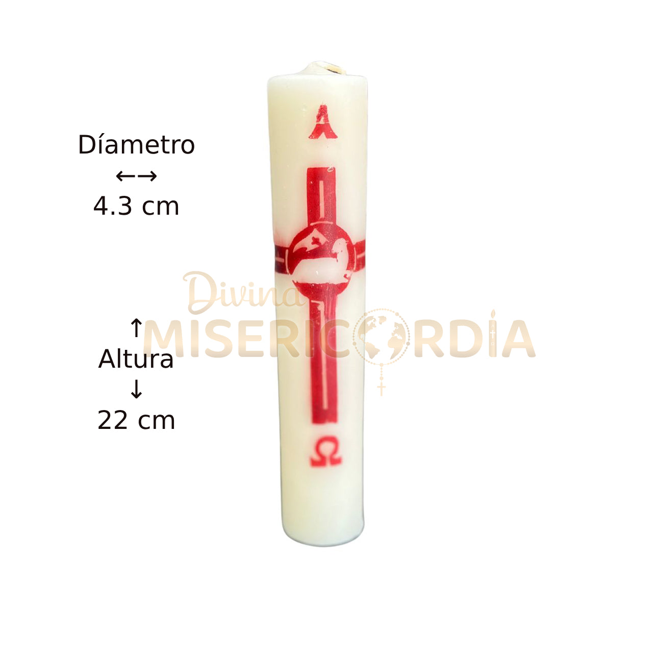 Cirio Pascual Decorado Impreso (4.3x22) VT