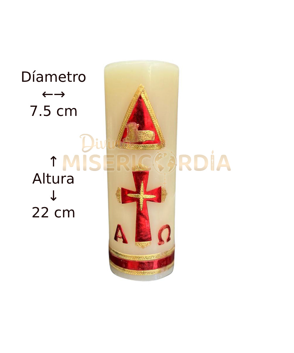 Cirio Pascual Decorado 7.5x22 DM