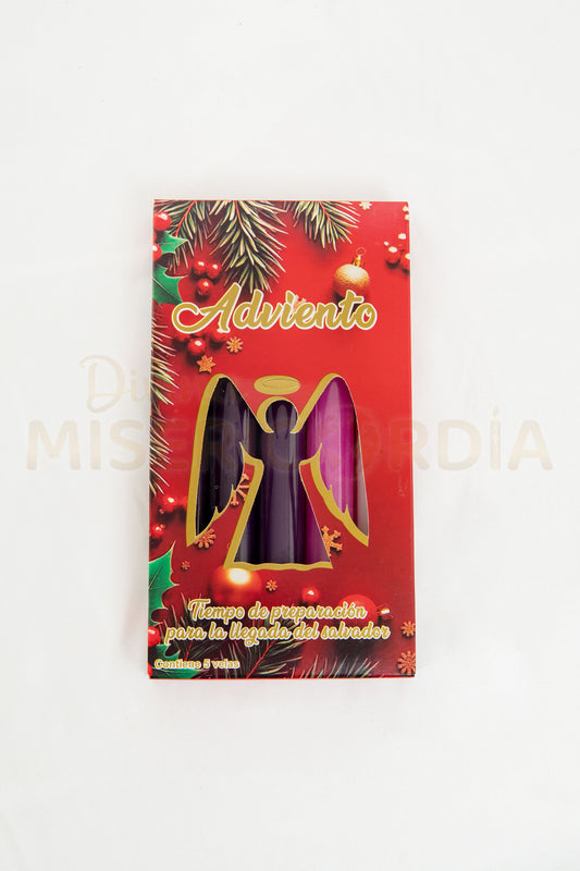 Velas de Adviento Cajita SM