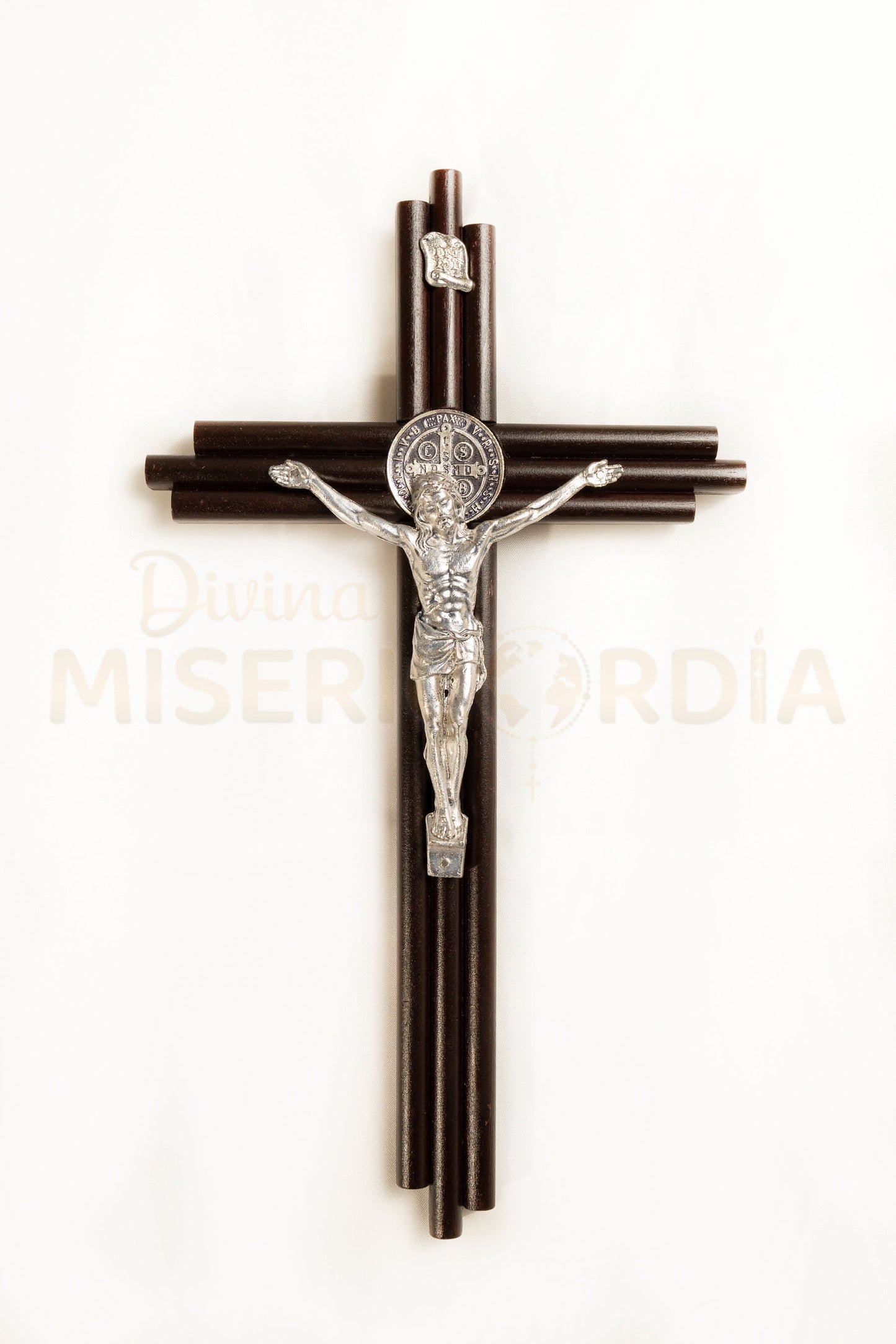 Crucifijo San Benito Tres Varas Grande VL