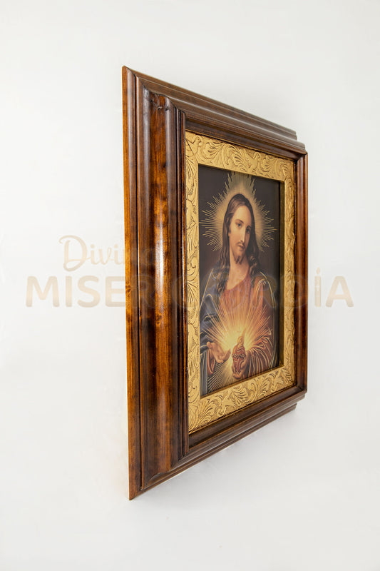 Cuadro Sagrado Corazón de Jesús 20X25