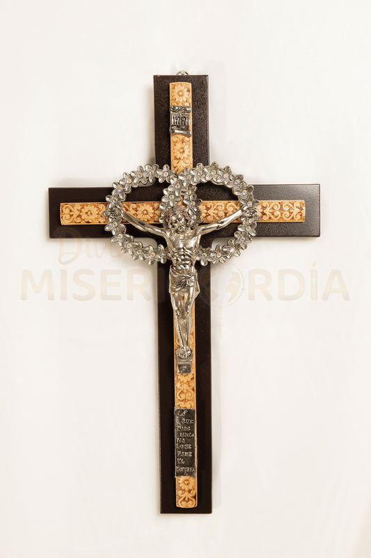 Crucifijo Matrimonio con Moldura VL