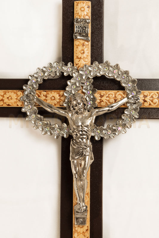 Crucifijo Matrimonio con Moldura VL