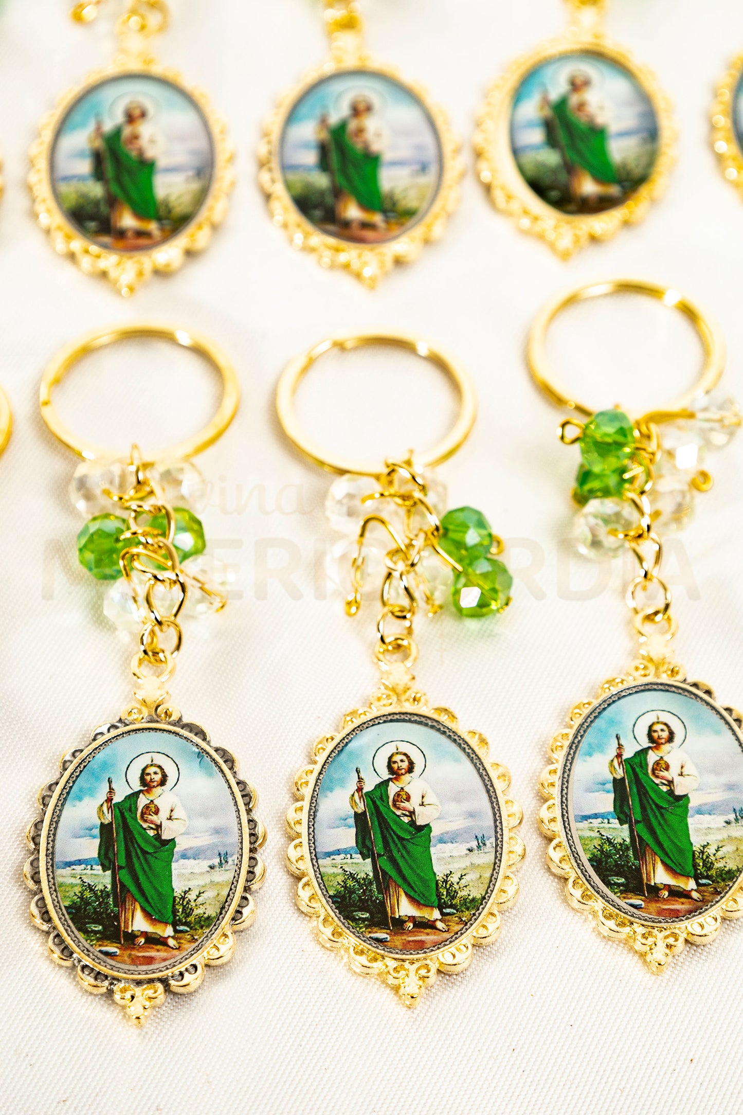 Docena Llaveros Encapsulados con Cristal SY