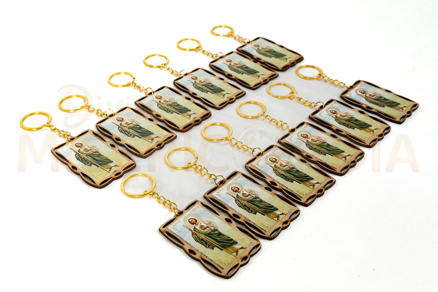 Docena Llaveros Laser Cuadrito SY