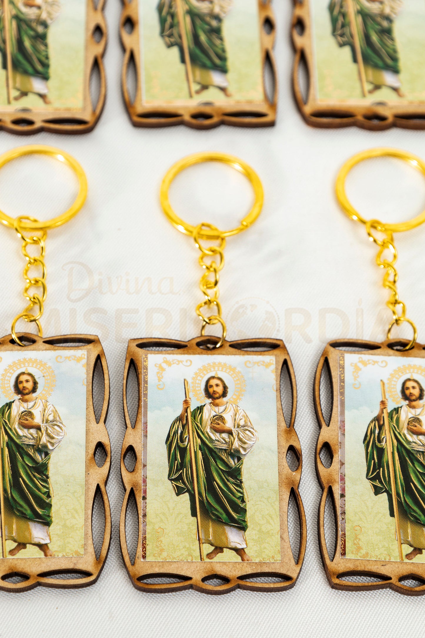 Docena Llaveros Laser Cuadrito SY