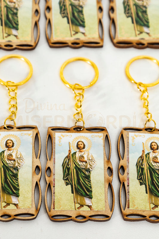 Docena Llaveros Laser Cuadrito SY