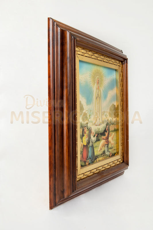 Cuadro Virgen de Fatima 20X25