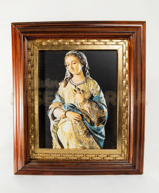 Cuadro Virgen de la Dulce Espera 20X25