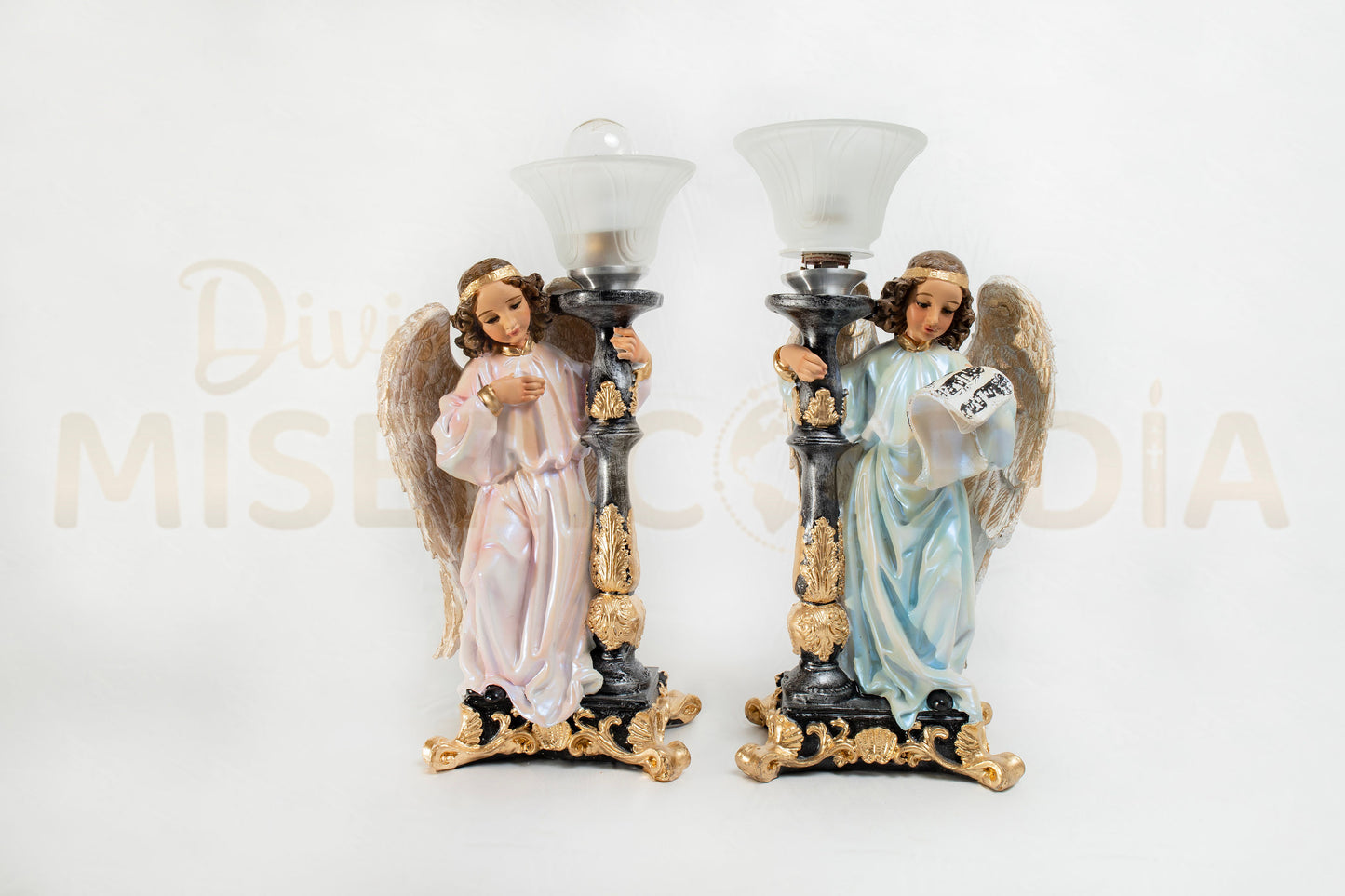 Par de Angeles Custodios de Pie 30 TV