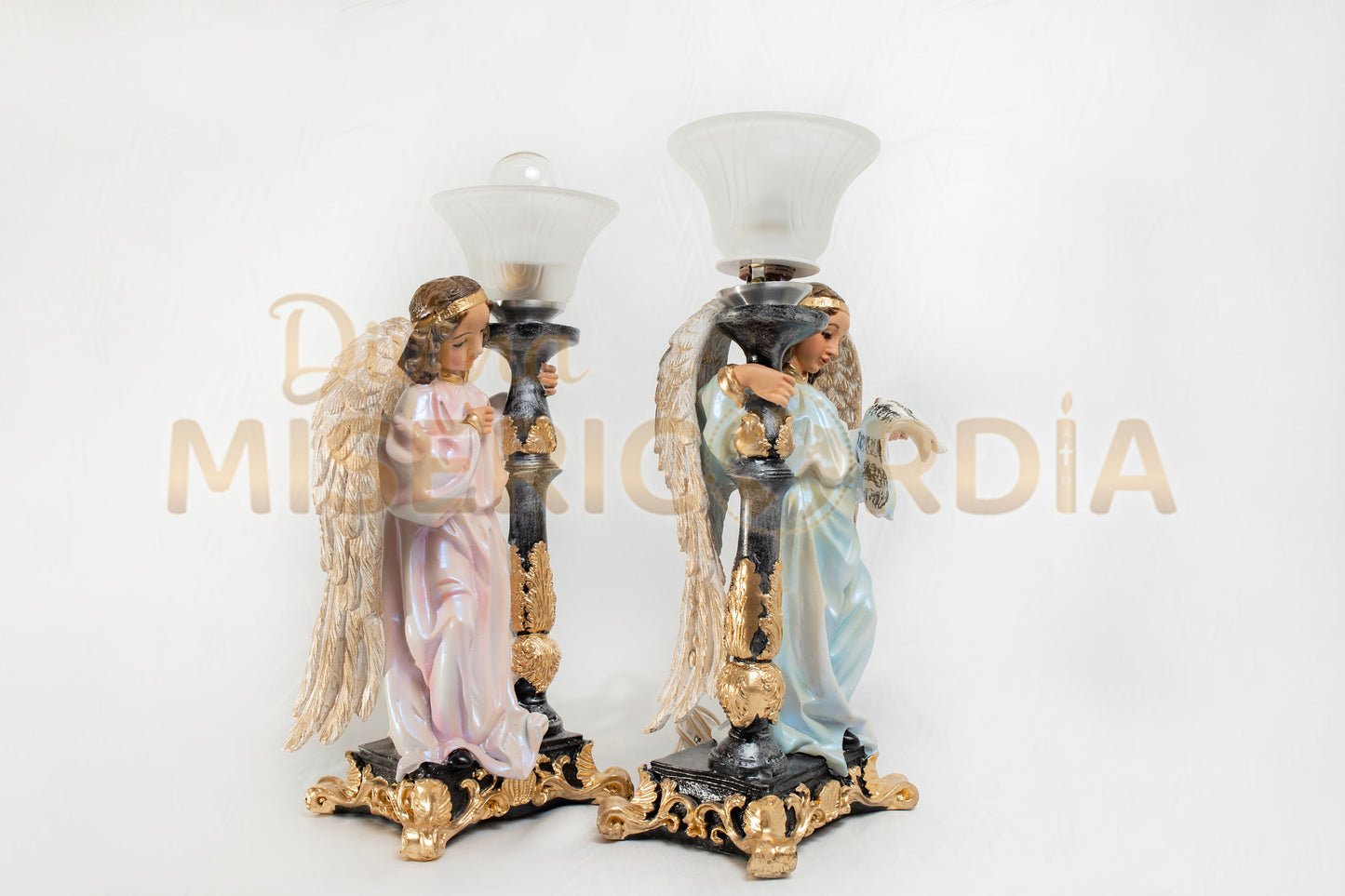 Par de Angeles Custodios de Pie 30 TV