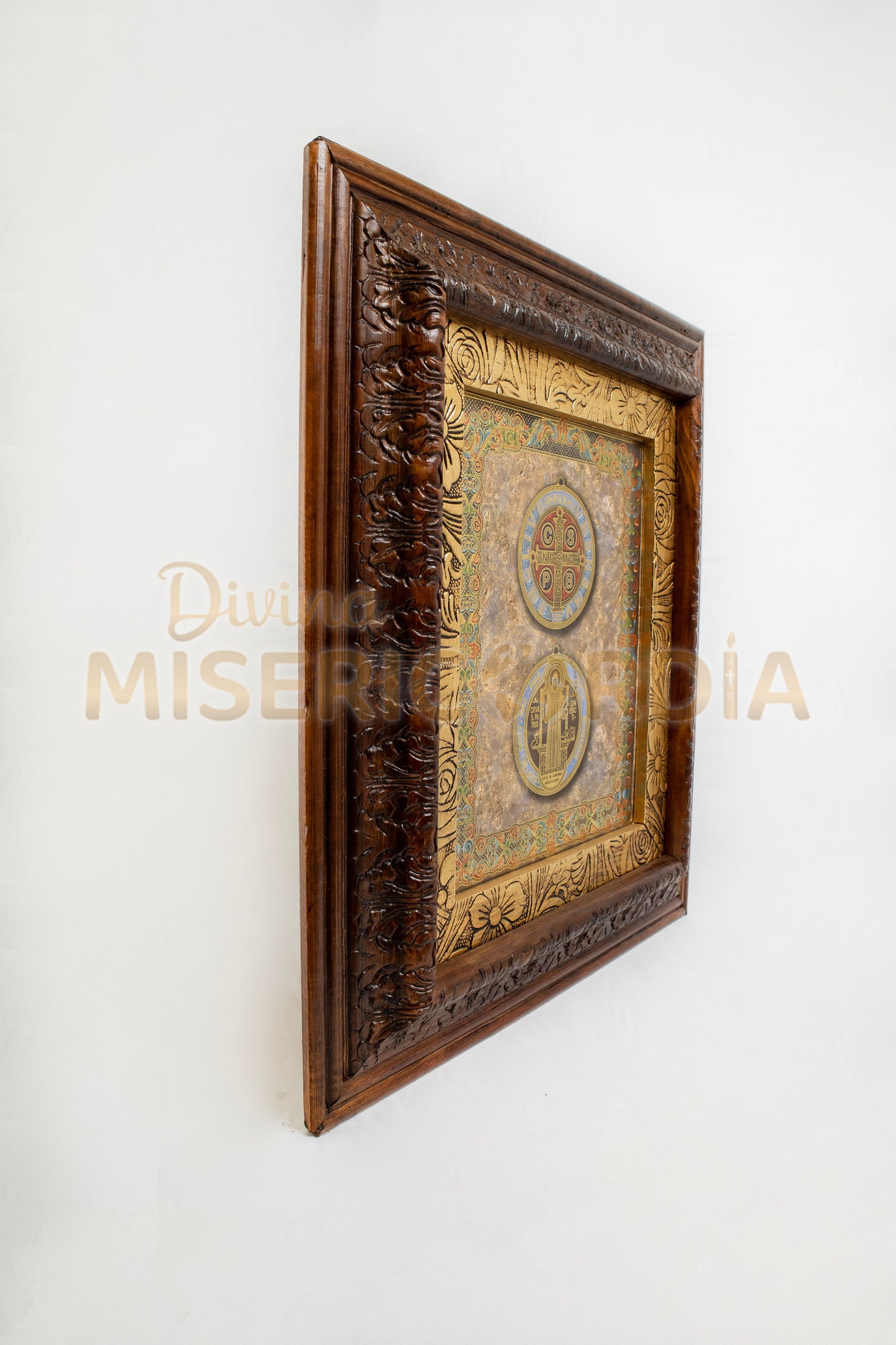 Cuadro Medalla San Benito 20X25