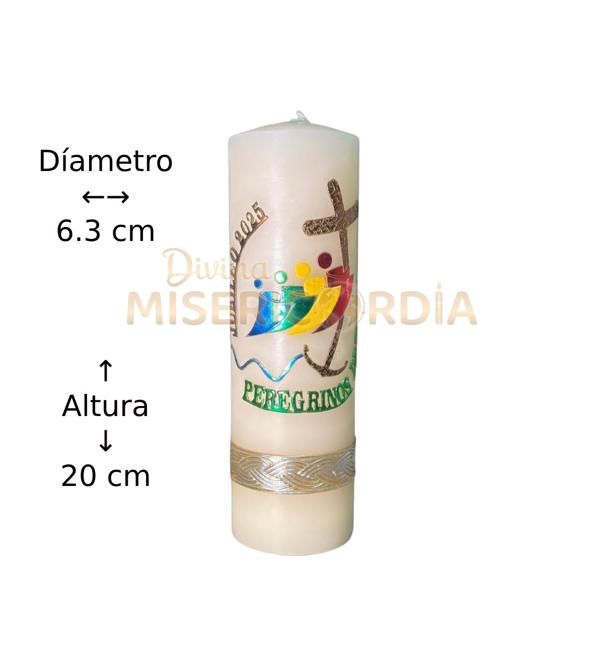 Cirio Decorado Jubileo (6.3x20) VT
